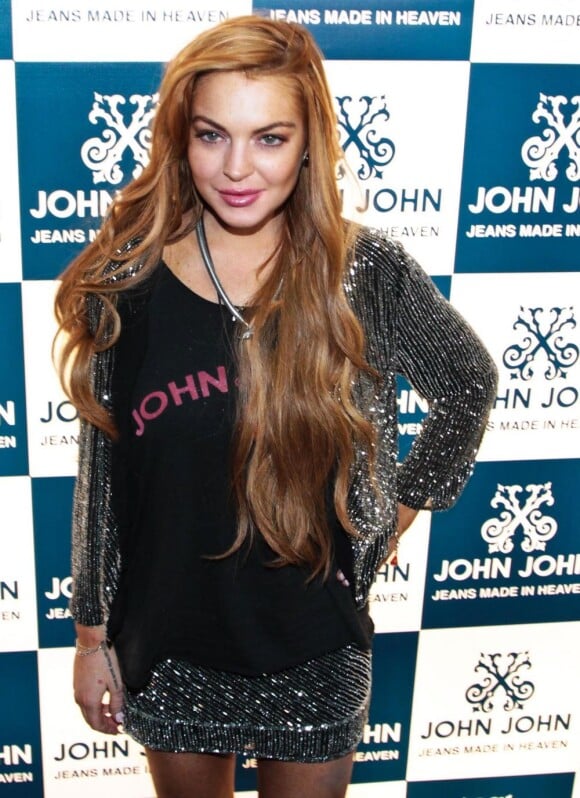 Lindsay Lohan à l'ouverture de la boutique John John à Sao Paulo, Brésil, le 28 mars 2013.