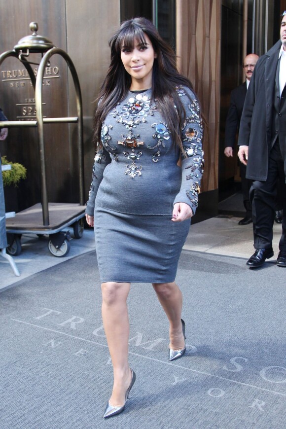 Kim Kardashian à New York, le 27 mars 2013.