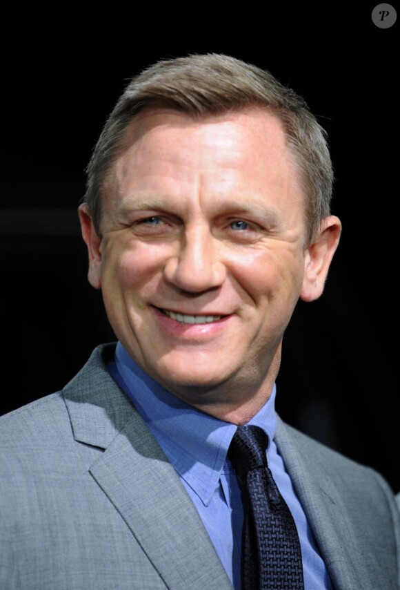 Daniel Craig lors de la présentation du nouveau Range Rover Sport à un Salon de l'automobile de New York le 26 mars 2013.