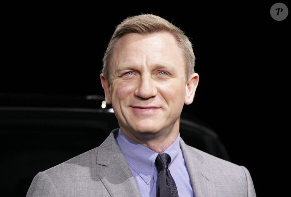 Daniel Craig pendant la présentation du nouveau Range Rover Sport à un Salon de l'automobile de New York le 26 mars 2013.