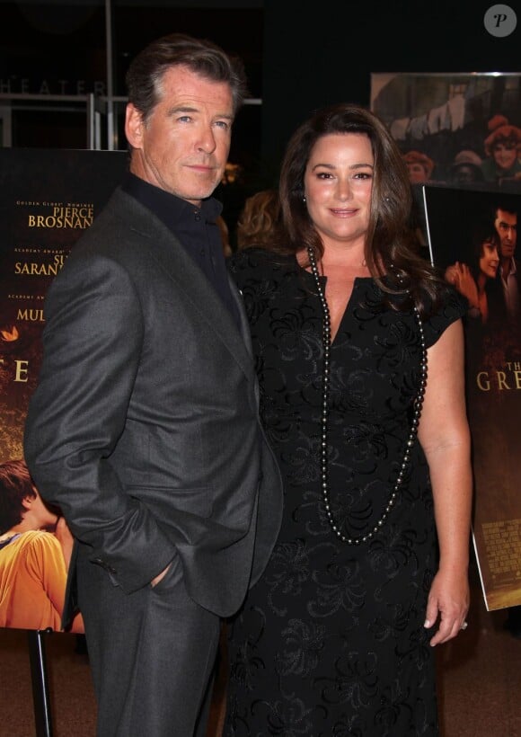 Pierce Brosnan et sa femme Keely à Los Angeles le 25 mars 2010