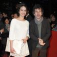 Clara Ponsot, Eric Elmosnino lors de l'avant-première du film Des gens qui s'embrassent à Paris au Gaumont Marignan le 1er avril 2013