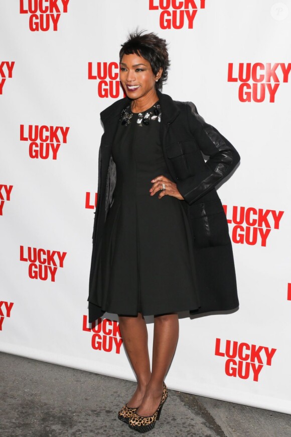 Angela Bassett lors de la présentation de la pièce Lucky Guy à New York le 1er avril 2013