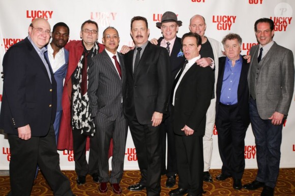 La présentation de la pièce Lucky Guy à New York le 1er avril 2013