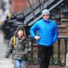 Sarah Jessica Parker a accompagné ses filles Tabitha et Marion à l'école, pendant que son mari, Matthew Broderick, accompagnait son fils James. Le 11 mars 2013.