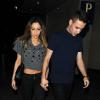 Liam Payne (One Direction) et sa petite amie Danielle Peazer quittent un club à Londres, le 2 avril 2013.