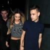 Le chanteur des One Direction, Liam Payne et sa petite amie Danielle Peazer quittent un club à Londres, le 2 avril 2013.