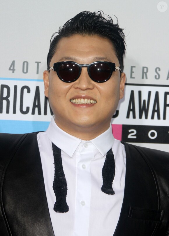 Psy - Cérémonie annuelle des 40e American Music Awards à Los Angeles. Le 18 novembre 2012.