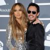Jennifer Lopez et Marc Anthony lors des Grammy Awards à Los Angeles, le 13 février 2011.