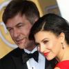 Alec Baldwin et son épouse Hilaria Thomas, à la 19e cérémonie des SAG Awards 2013 à Los Angeles, le 27 janvier 2013.