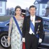 La princesse Mary de Danemark était éblouissante pour le dîner d'Etat donné le 4 avril 2013 au palais de Fredensborg pour le président finlandais Sauli Niinistö et son épouse Jenni Haukio.
