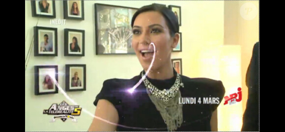 Kim Kardashian dans les Anges de la télé-réalité 5, mardi 9 avril 2013