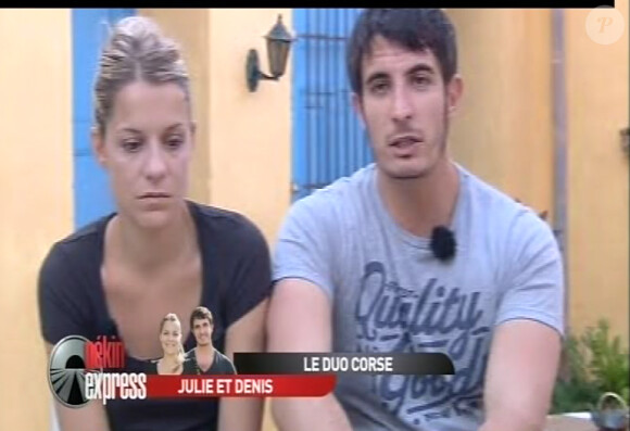 Julie et Denis dans Pékin Express : le coffre maudit le mercredi 10 avril 2013 sur M6