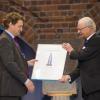 Le roi Carl XVI Gustaf de Suède à la remise du Prix Export le 9 avril 2013 à Stockholm.