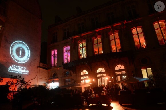 La soirée Nicolas Feuillatte, célèbre maison de champagne, aux Salons France Amériques à Paris, mercredi 10 avril 2013.