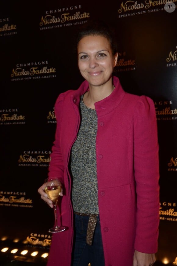 Isabelle Giordano à la soirée Nicolas Feuillatte, célèbre maison de champagne, aux Salons France Amériques à Paris, mercredi 10 avril 2013.