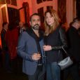 Jean-Pierre Martin et sa femme à la soirée Nicolas Feuillatte, célèbre maison de champagne, aux Salons France Amériques à Paris, mercredi 10 avril 2013.