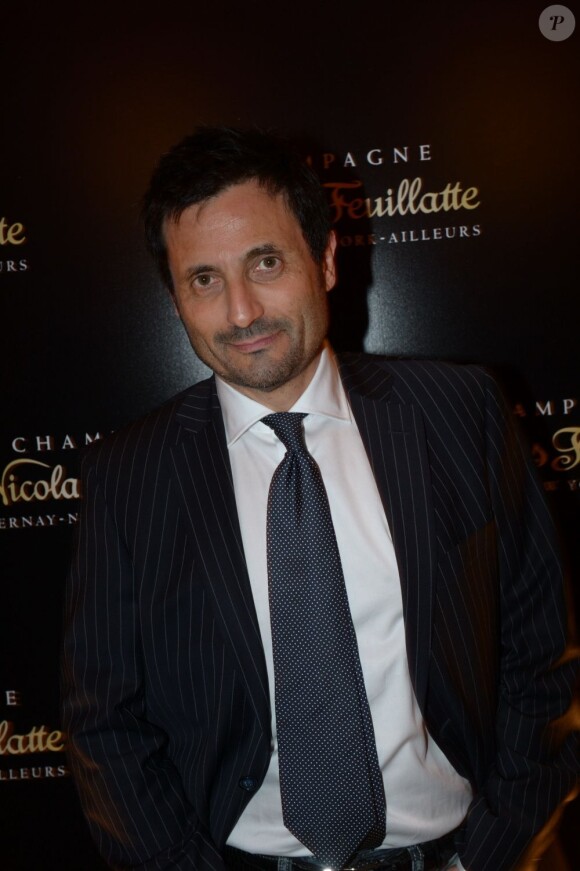 Philippe Amar à la soirée Nicolas Feuillatte, célèbre maison de champagne, aux Salons France Amériques à Paris, mercredi 10 avril 2013.