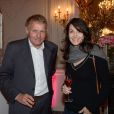 PPDA et Zabou Breitman à la soirée Nicolas Feuillatte, célèbre maison de champagne, aux Salons France Amériques à Paris, mercredi 10 avril 2013.