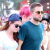 Kristen Stewart et Robert Pattinson complices au festival de Coachella 2013.