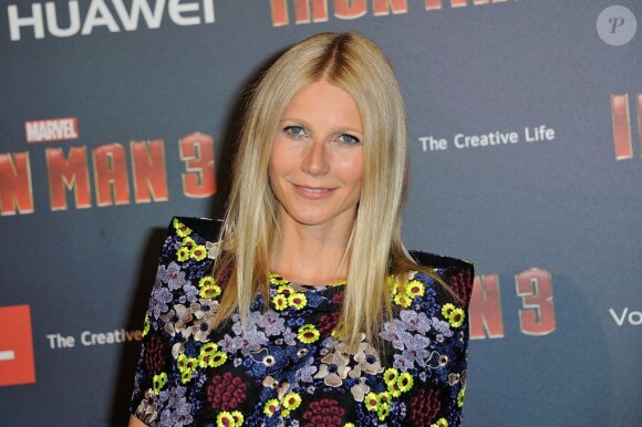 Gwyneth Paltrow lors de l'avant-première de "Iron Man 3" au Grand Rex à Paris le 14 avril 2013