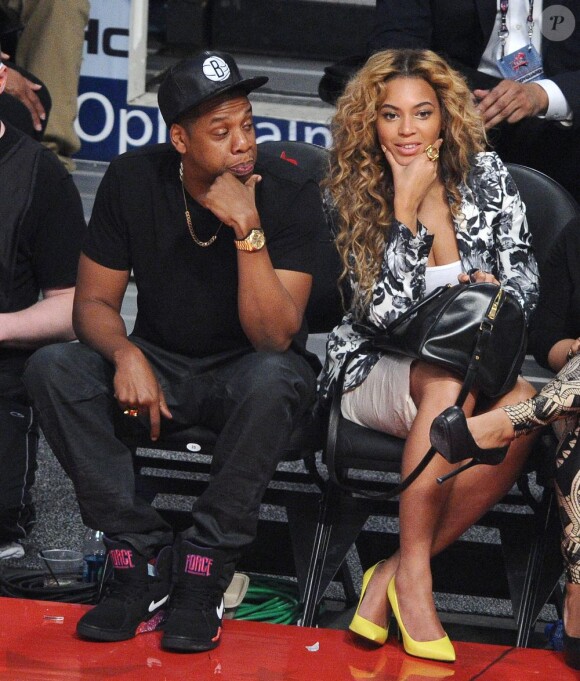 Jay-Z et Beyoncé à Houston en février 2013