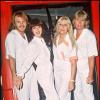 Photo d'archive du groupe ABBA, à Londres, en 1989.
