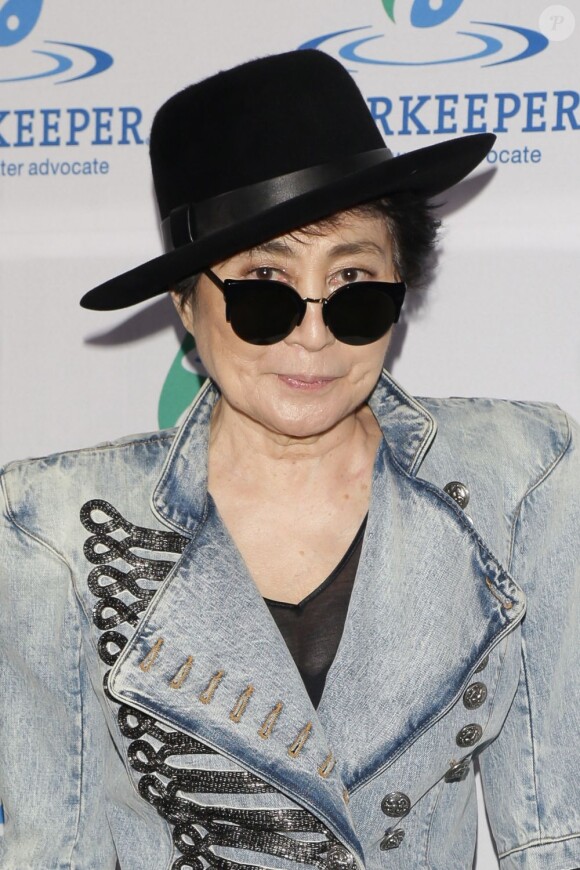 Yoko Ono au Riverkeeper Fishermen's Ball au Pier Sixty, New York, le 16 avril 2013.