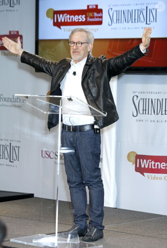 Le réalisateur Steven Spielberg le 27 février 2013 à Los Angeles