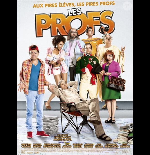 Affiche officielle du film Les Profs.