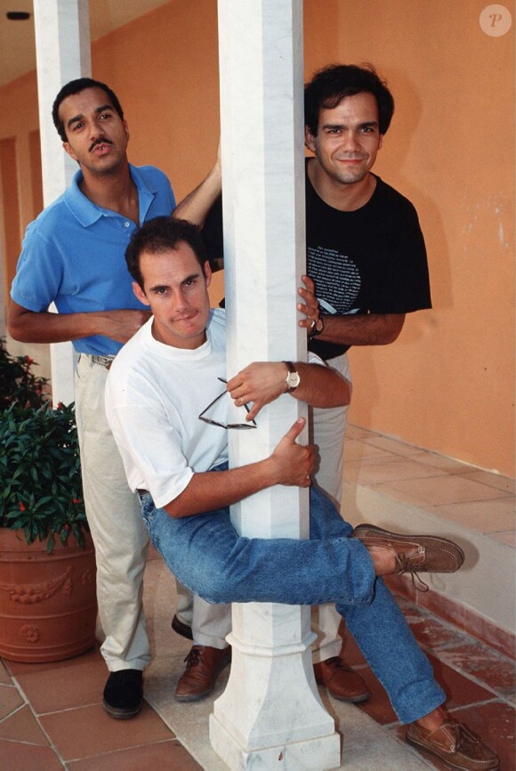Pascal Légitimus, Didier Bourdon et Bernard Campan, alias les Inconnus, en 1997