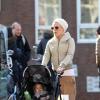 Pink, son mari Carey Hart et leur fille Willow se promenant à Amsterdam le samedi 20 avril.