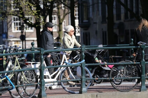 Pink et son mari Carey Hart à Amsterdam le samedi 20 avril 2013.