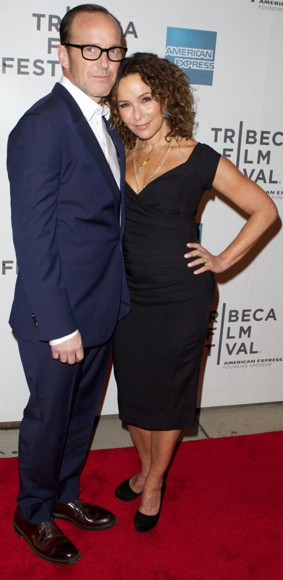 Jennifer Grey et son mari Clark Gregg à la première du film Trust Me au Festival du film de Tribeca, à New York, le 20 avril 2013.