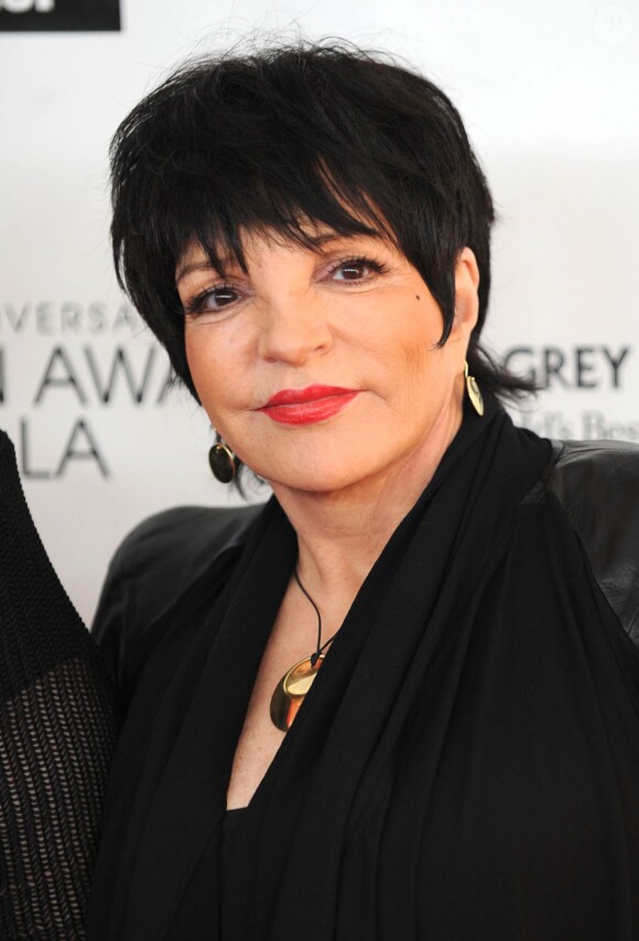 Liza Minnelli lors du gala Chaplin Awards à New York le 22 avril 2013