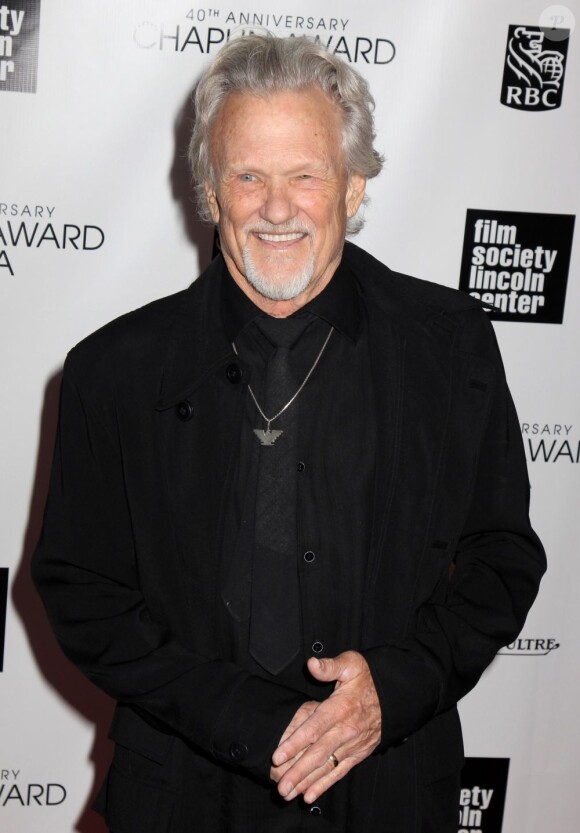Kris Kristofferson lors du gala Chaplin Awards à New York le 22 avril 2013
