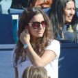Maria Francisca Perello dite Xisca lors de la victoire de son compagnon Rafael Nadal durant le tournoi de Barcelone le 24 avril 2013