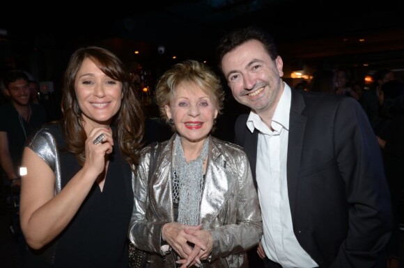Daniela Lumbroso, Annie Cordy et Gérald Dahan lors de la dernière soirée Chabada au restaurant La Plage à Paris le jeudi 25 avril 2013