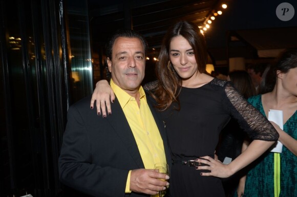 Chico des Gipsy King et Sofia Essaïdi lors de la dernière soirée Chabada au restaurant La Plage à Paris le jeudi 25 avril 2013