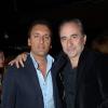 Dany Brillant et Antoine Duléry lors de la dernière soirée Chabada au restaurant La Plage à Paris le jeudi 25 avril 2013