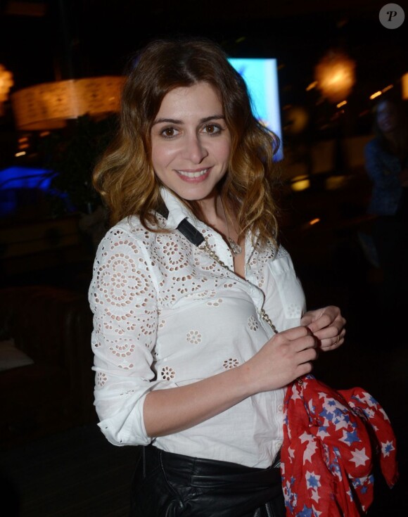 Julie Zenatti lors de la dernière soirée Chabada au restaurant La Plage à Paris le jeudi 25 avril 2013