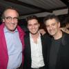 Philippe Lavil et Phil Barney lors de la dernière soirée Chabada au restaurant La Plage à Paris le jeudi 25 avril 2013