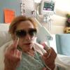 Le fils de Jeanne Cooper, Corbin Bernsen, a diffusé des photos de sa mère à l'hôpital. Avril 2013.