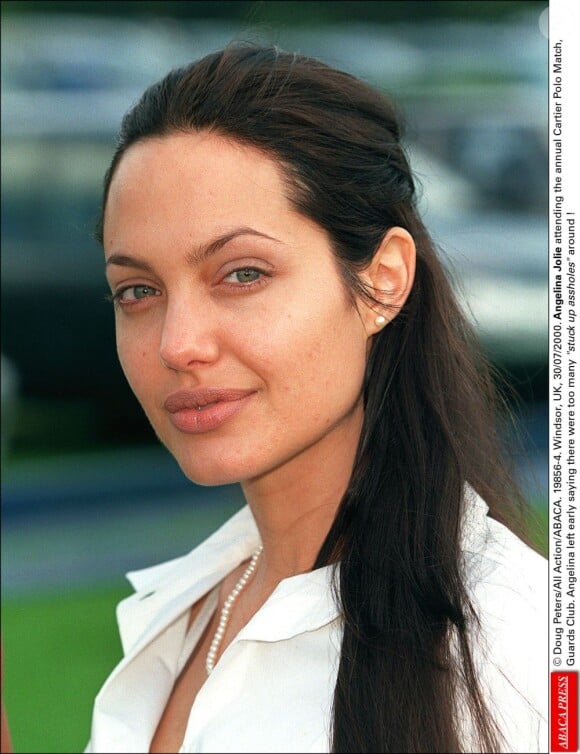 Angelina Jolie à Londres en 2000.