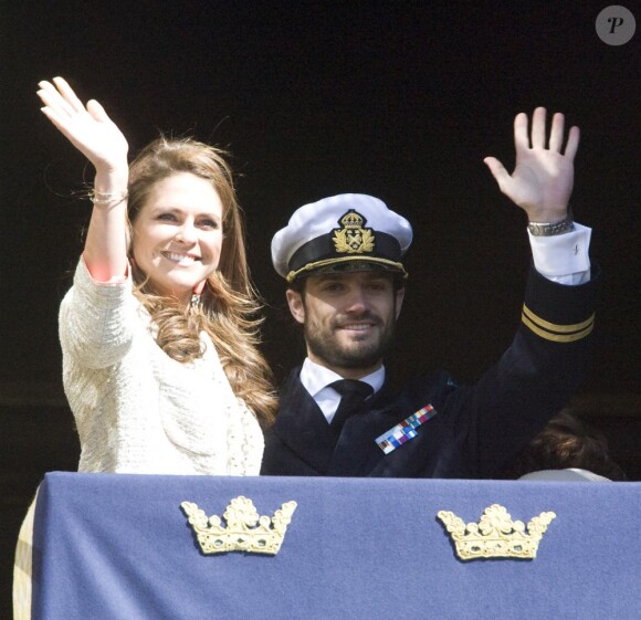Célébrations du 67e anniversaire du roi Carl XVI Gustaf de Suède, le 30 avril 2013 au palais royal Drottningholm à Stockholm. La reine Silvia, le prince Carl Philip et la princesse Madeleine y prenaient part, mais pas la princesse Victoria et le prince Daniel, en déplacement à Amsterdam pour l'intronisation du roi Willem-Alexander des Pays-Bas.