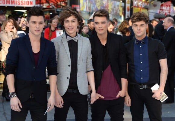 Union J à la première du film Star Trek Into Darkness à Londres, le 2 mai 2013.