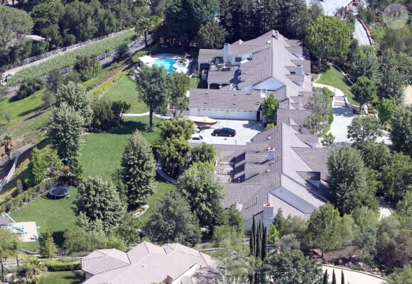 Maison de Jennifer Lopez à Hidden Hills, le 28 avril 2013.