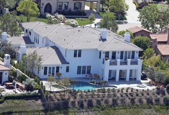 Maison de Kourtney Kardashian à Los Angeles, le 28 avril 2013.