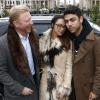 Boris Becker, sa femme Lilly et son fils Noah lors de la Fashion Week de Berlin le 17 janvier 2013