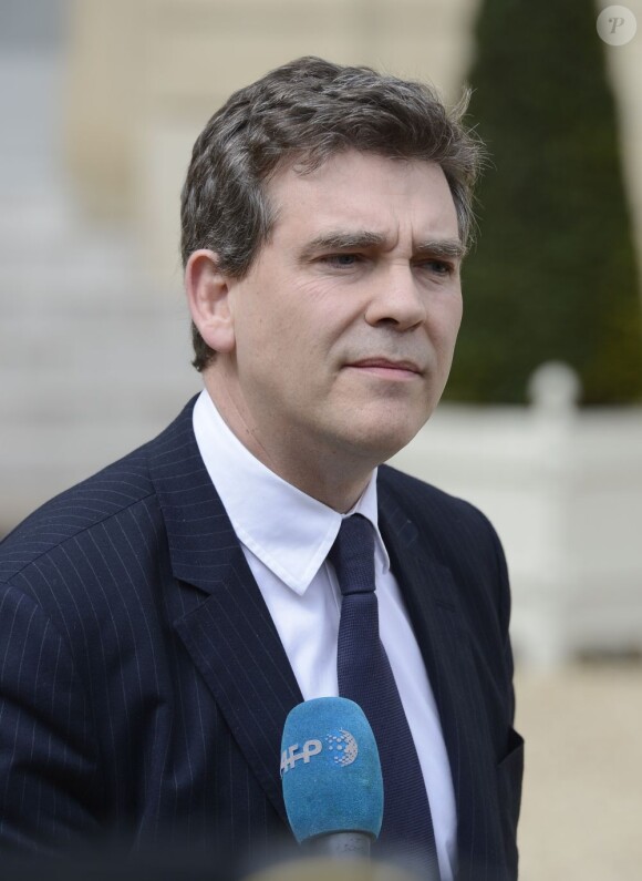 Arnaud Montebourg à l'Elysée le 2 mai 2013.